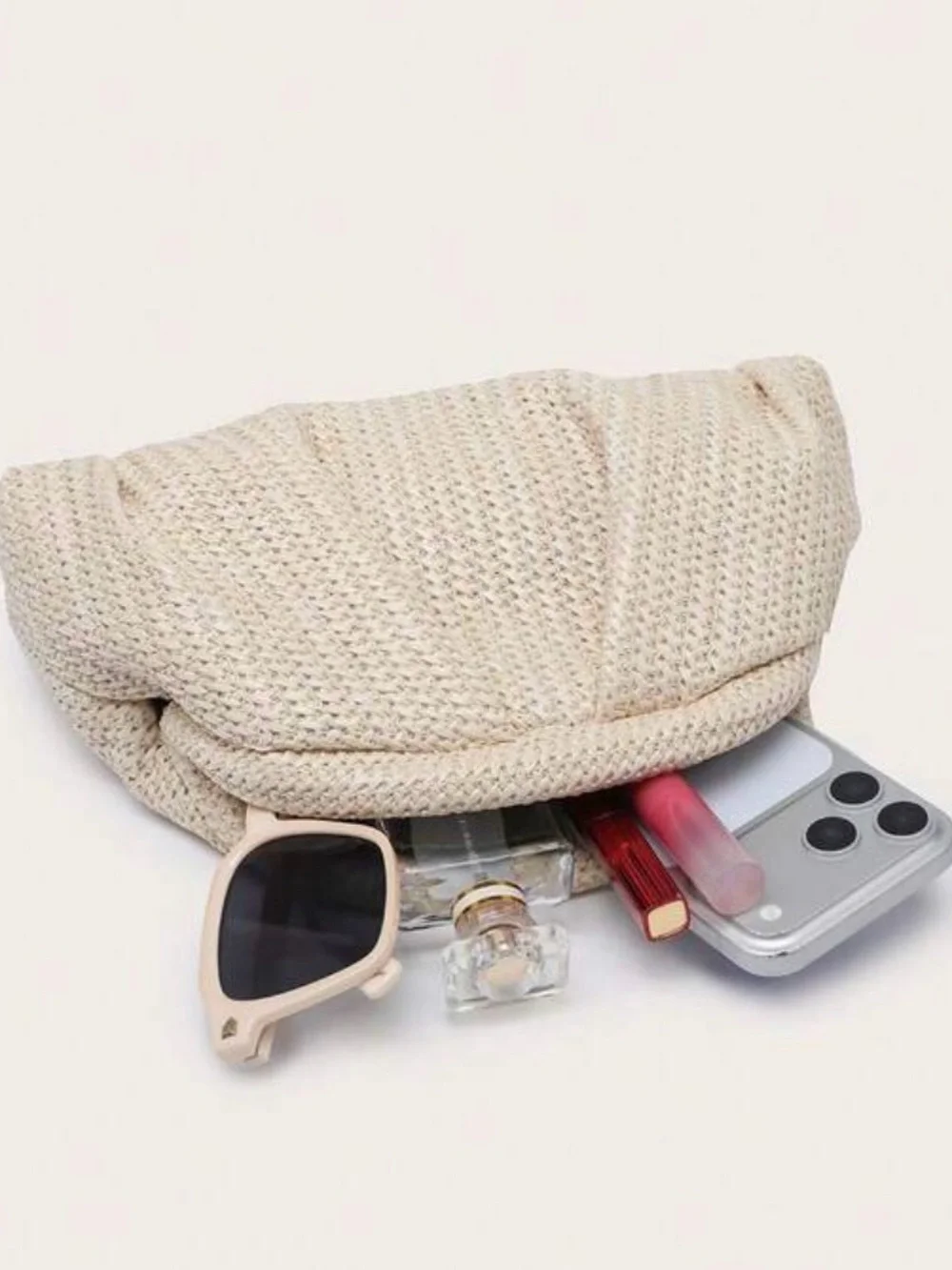 N/A cream woven